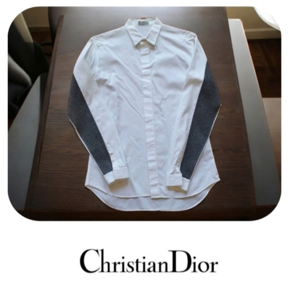 Dior Shirt  Sze 39/M-L/ /White/Cotton - Picture 1 of 10